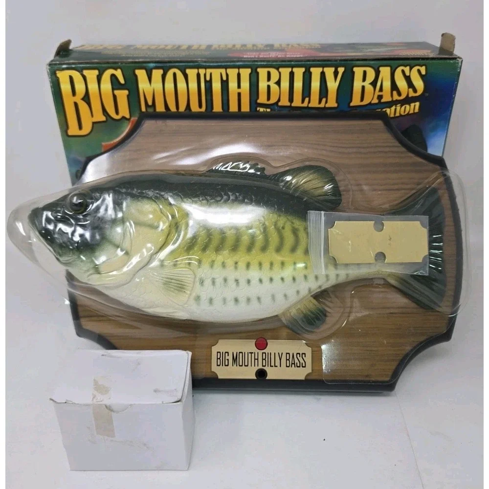 Big Mouth Billy Bass 1998 Motion Activated Singing Fish Rare NEW U29
